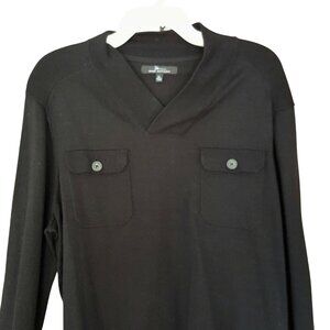 Marc Anthony Mens Sweater XL Black Pullover New